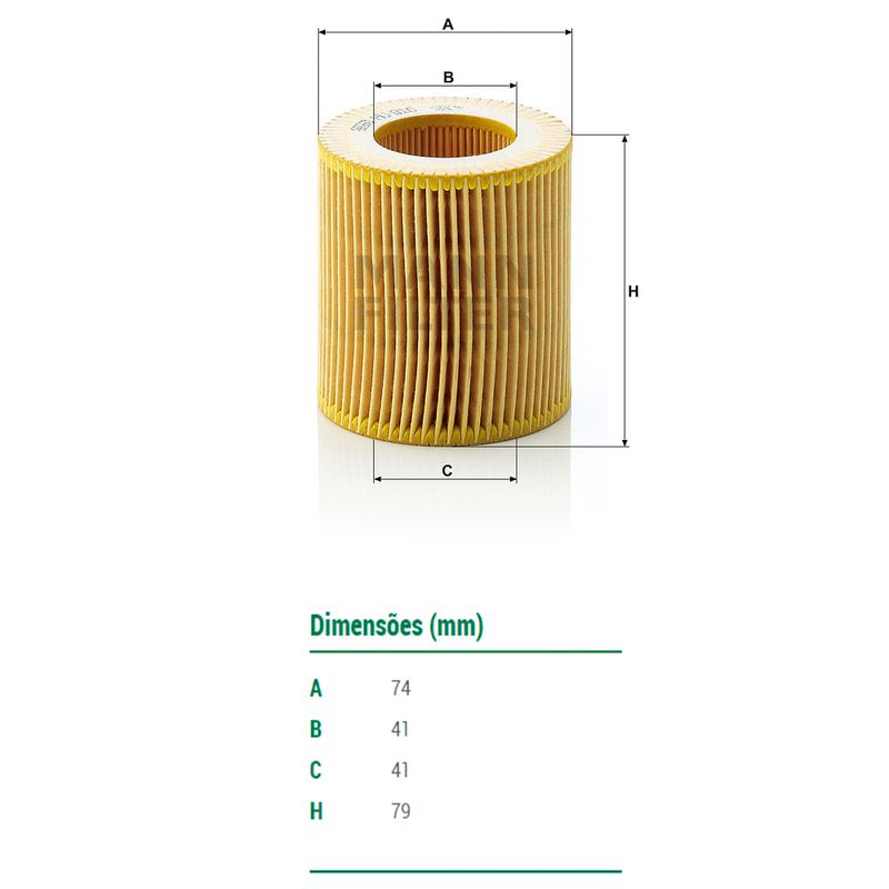 Filtro-Oleo-Lubrificante-Refil-Hu816X-Mann-DPS-7516291-02
