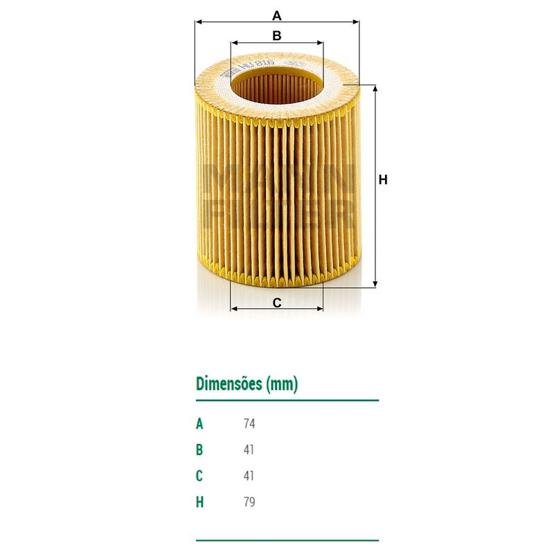 Filtro-Oleo-Lubrificante-Refil-Hu816Zkit-Mann-DPS-7516339-02
