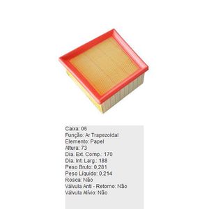 Filtro De Ar Do Motor Ka Ecosport Fiesta Hatch Tecfil Art9615