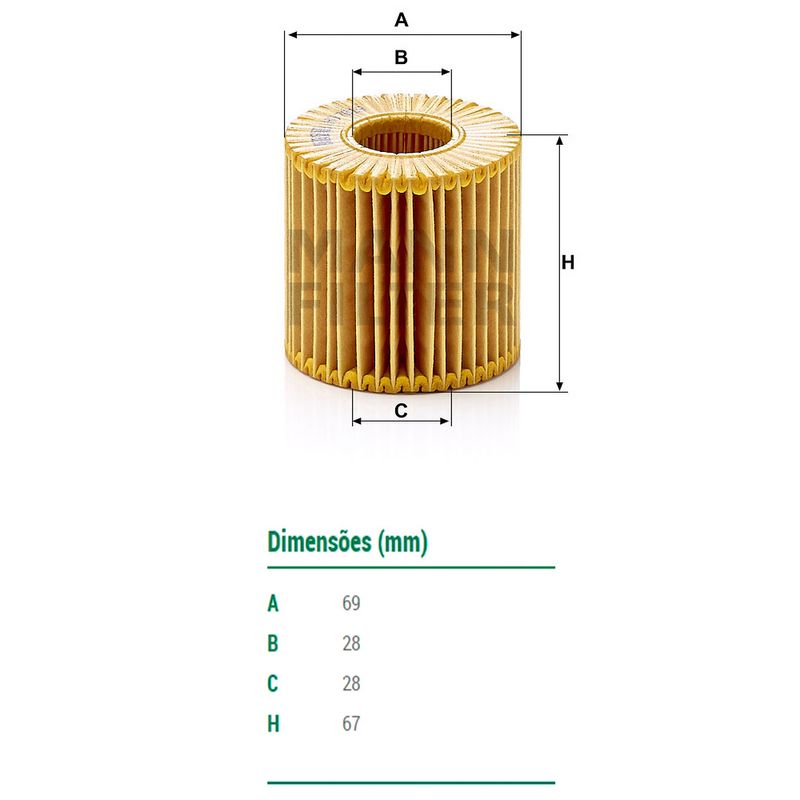 Filtro-De-Oleo-Lubrificante-Refil-Hu7019Z-Mann-DPS-7518625-02