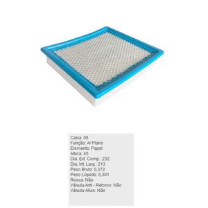 Filtro Ar Arl4156 Tecfil