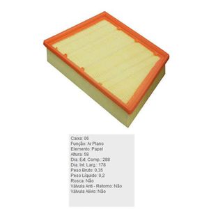 Filtro De Ar Motor Arl2900 Tecfil