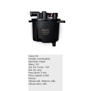 Filtro De Combustivel Fci779 Tecfil