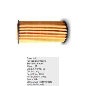 Filtro De Oleo Lubrificante Pel680 Tecfil