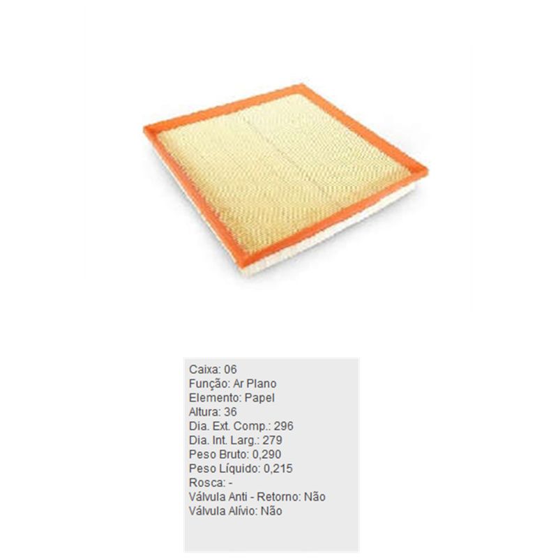 Filtro-De-Ar-Motor-Arl4160-Tecfil-DPS-7530889-01