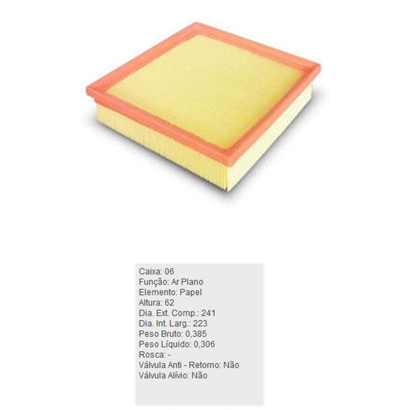 Filtro-De-Ar-Motor-Arl4139-Tecfil-DPS-7530927-01