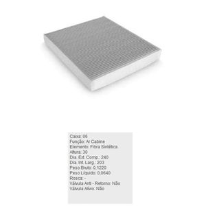 Filtro De Ar Motor Acp008 Tecfil