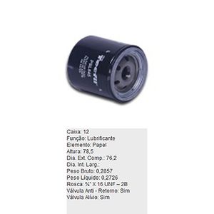 Filtro De Oleo Tecfil Psl545 Vw Fox Gol G6 Up