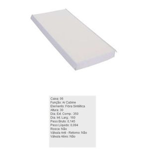 Filtro De Ar Condicionado Ford Focus Tecfil Acp203