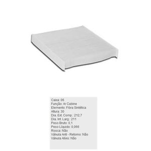 Filtro De Ar Condicionado Honda Accord Civic Crv Tecfil Acp700