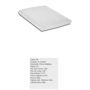 Filtro De Ar Condicionado Acp900 Tecfil