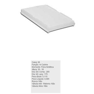 Filtro De Ar Condicionado Citroen C3 C4 Peugeot 307 408 Tecfil Acp903