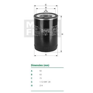 Filtro De Combustivel Ma 8.0 T Constellation Mann Filter Wk96213