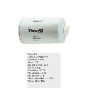 Filtro De Combustivel Iveco Daily Tecfil Psc494