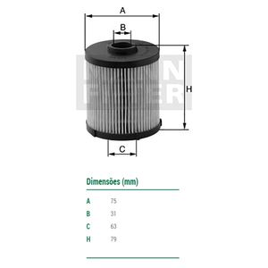 Filtro De Combustivel L200 Mann Filter Pu835X