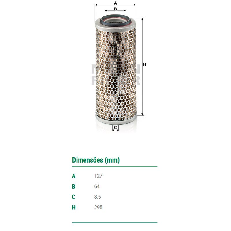 Filtro-De-Ar-Do-Motor-Hyundai-H100-Ford-Pampa-Mann-Filter-Filter-C131144-DPS-9100-02