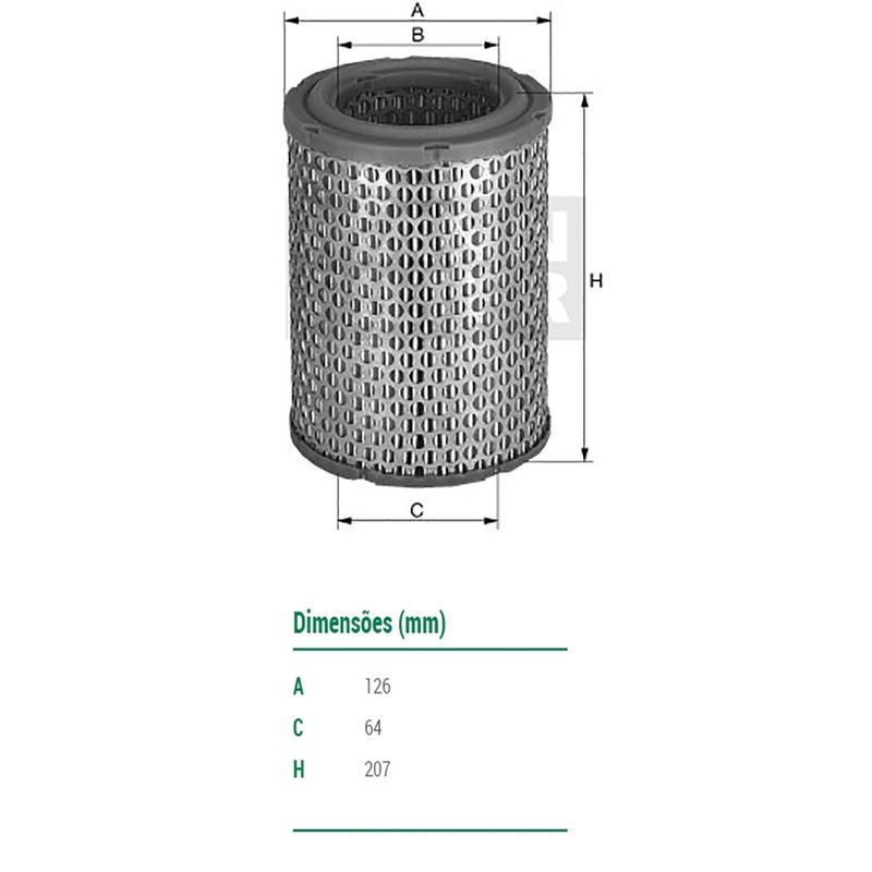 Filtro-De-Ar-Do-Motor-Fiat-Elba-Fiorino-Premio-Uno-Mann-Filter-Filter-C1399-DPS-9101-01