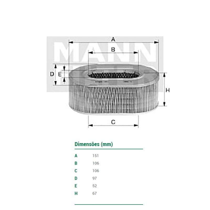 Par-Filtro-De-Ar-Do-Motor-Vw-Fusca-Mann-Filter-C15132-DPS-9102-01
