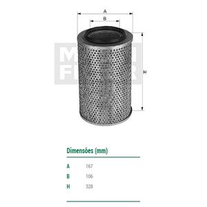 Filtro De Ar Do Motor F1000 F2000 F4000 Mann Filter C17262