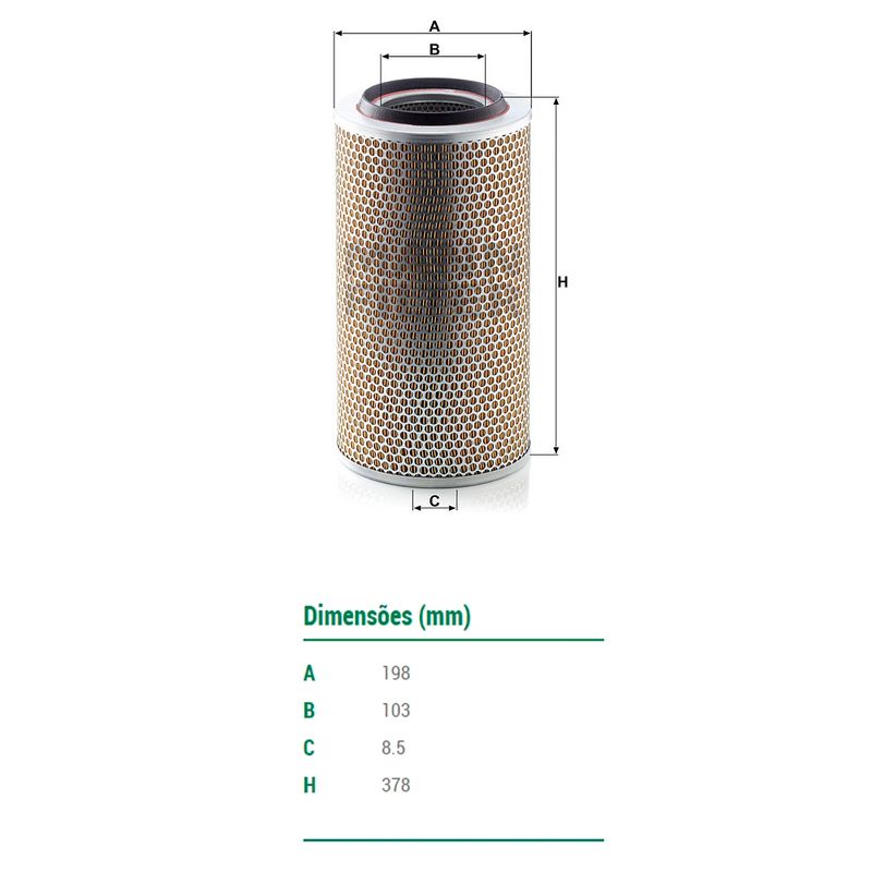 Filtro-Ar-C203252-Mann-DPS-9110-02