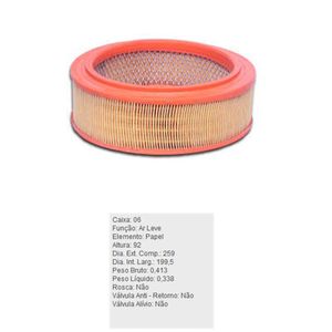 Filtro De Ar Do Motor Renault Logan Sandero Symbol Tecfil Ar7705