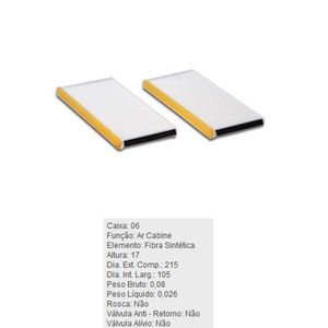 Filtro De Ar Condicionado Acp1229 Tecfil