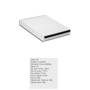 Filtro De Ar Condicionado Renault Megane Tecfil Acp551