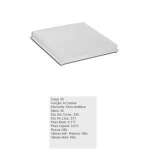 Filtro De Ar Condicionado Honda Civic Crv Tecfil Acp708