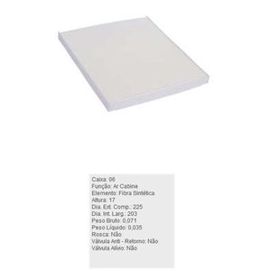 Filtro De Ar Condicionado Hyundai Hb20 Ix35 Tucson Kia Cerato Sportage Tecfil Acp972