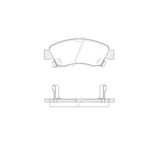 Pastilha De Freio Civic Dianteira Bosch Bb404 Com Alarme Jogo