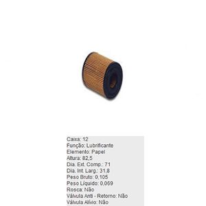 Filtro De Oleo Tecfil Pel119 Fiat Bravo Argo Siena Punto Siena