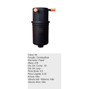 Filtro De Combustivel Vw Amarok Tecfil Fci1274