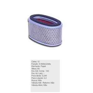 Filtro De Ar Do Motor Honda Shadow 750 Tecfil Arm4271