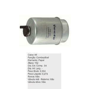 Filtro De Combustivel 416 554 Tecfil Psc877