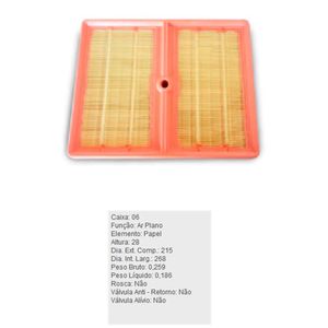 Filtro De Ar Do Motor Vw Fox Polo Up Virtus Tecfil Arl6076