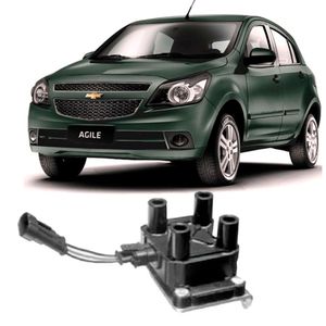 Bobina de Ignição 4 Pinos Bosch GM Agile Celta F000Zs0222