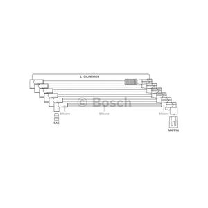 Cabo Vela Silicon Power Scgm024 F00099C024 Bosch