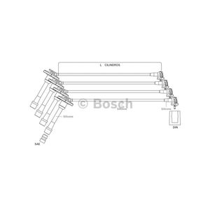 Cabo Vela Sctoy107 F00099C107 Bosch