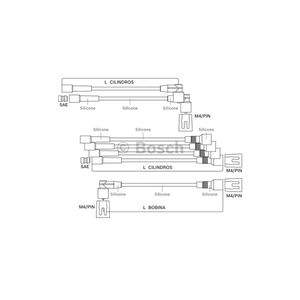 Cabo Vela Silicon Power Scgm008 9295080008 Bosch