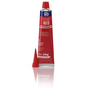 Silicone Acetico Red (Vermelho) 50G