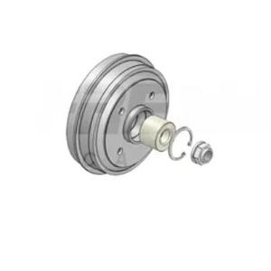 Par Tambor Freio 106 1.0 Traseiro 180Mm 4 Furos Com Cubo Rolamento Anel Elastico Porca Bd4735Kt Fremax