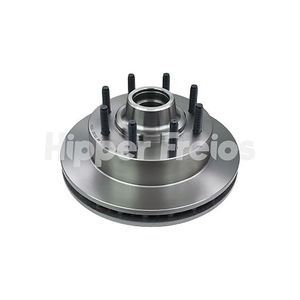 Par Disco Freio Dianteiro Ventilado Com Cubo 330Mm 8 Furos Hf251C Hipper Freios
