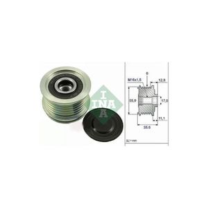 Polia Roda Livre Alternador 5350012100 Ina