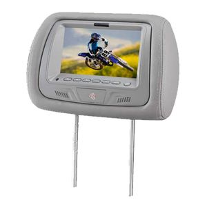 Encosto De Cabeça Kx3 Tm706 Cinza 7 Polegadas Com Tela Lcd