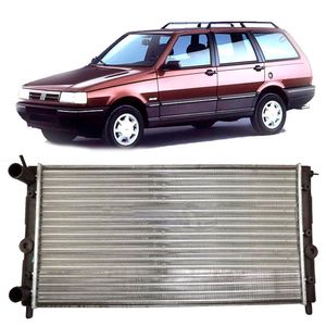 Radiador De Motor Valeo Ta684001R Fiat Elba Fiorino Premio Uno Manual Com Ar