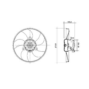 Motor Ventilador 4Ev016A Valeo