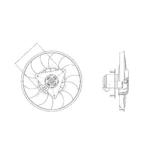 Eletroventilador S/ Ar 4Ev010A Valeo
