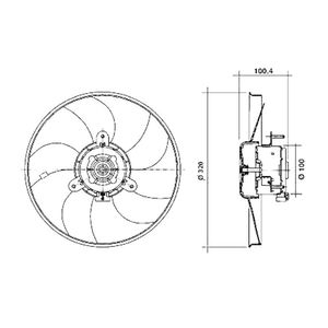 Motor Ventilador 4Ev015A Valeo