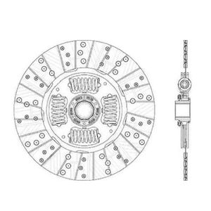 Disco Embreagem 362Mm 18 Estrias 232511 Valeo