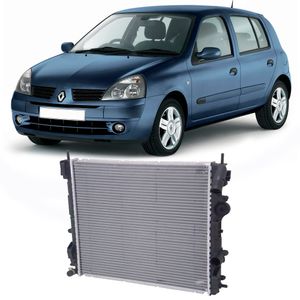 Radiador Renault Clio 1.0 8V Manual Com Ar Valeo 732760R
